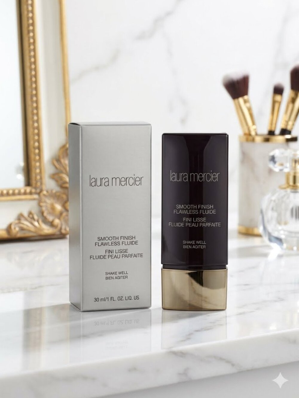 Laura Mercier Flawless Fluide Foundation Truffle 1 oz Liquid Makeup NIB Matte